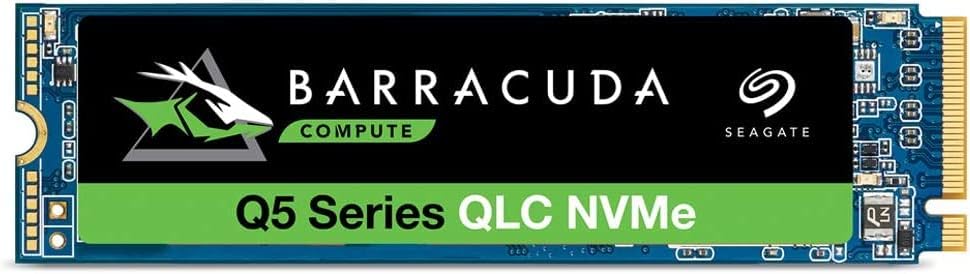 Seagate Barracuda Q5 500GB SSD פנימי - M.2 NVME PCIE GEN3 × 4, 3D QLC לשולחן עבודה או מחשב נייד מחודש