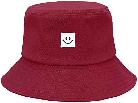 טרנדים אמריקאים כובעי ילדים מחייכים כובע דלי פנים לבנות בנות בנות דלי נסיעות קיץ