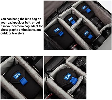אנטי הלם ניאופרן ראי מצלמה עדשת פאוץ תיק מקרה עבור קנון רף 16 מ מ 35 מ מ פוג 'י 23 מ מ ו1. 4 56 מ מ ו1.