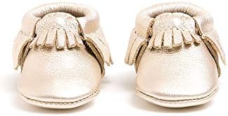 נקטף טרי - מוקסיני עור יחידים רכים - נעלי ילד תינוקות שזה עתה נולד