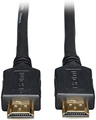 Tripp Lite מהירות גבוהה HDMI כבל שטוח, Ultra HD 4K x 2K, וידאו דיגיטלי עם שמע, שחור, 3 רגל.