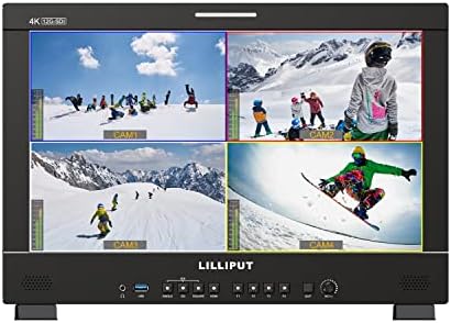 Lilliput 17.3 Q18 12G-SDI/HDMI 4K 2.0 Quad View 3D-Lut HDR Studio Studio Monitor