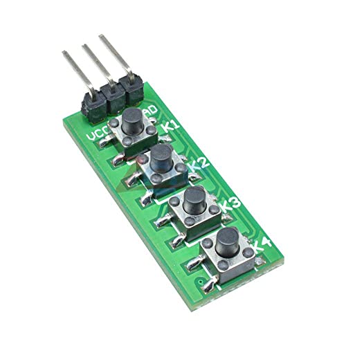 KC11B04 4 כפתורים אנלוגיים מקשים מודול מודול לוח מקשים לוח מקלדת ADC Port מקלדת עבור Arduino mini nano