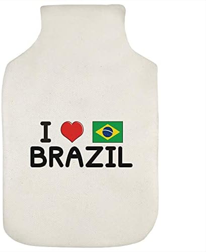 Azeeda 'I Love Brazil' כיסוי בקבוק מים חמים
