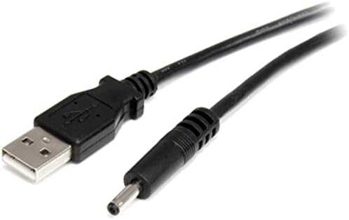 Startech.com 3 ft USB להקליד M Barrel 5V DC Power Cable - כבל חשמל - USB ל- DC Jack 5.5 ממ - 3 רגל