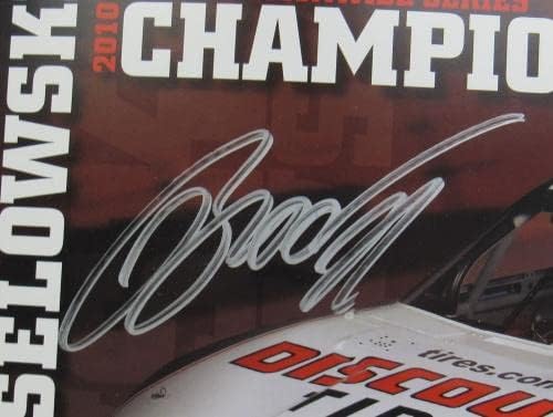 בראד קסלובסקי חתום על חתימה אוטומטית 8.5x11 תמונה IV - תמונות NASCAR עם חתימה