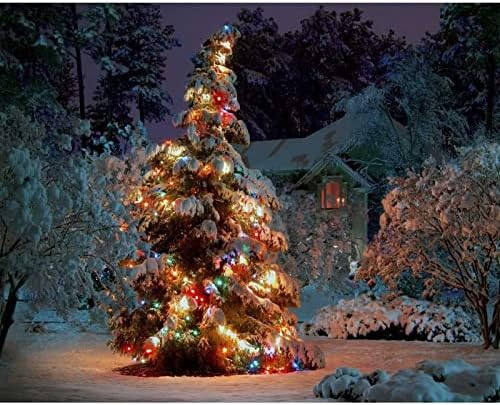 16.4ft 50 אורות מיתר עץ חג המולד, אורות פיות אטומים למים המופעלים על ידי סוללה, 2 מצבי תאורה, לעץ חג המולד