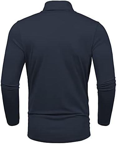 לג ' י גברים של כושר דק בסיסי תרמית גולף חולצה ארוך שרוול מזדמן סוודר חולצות