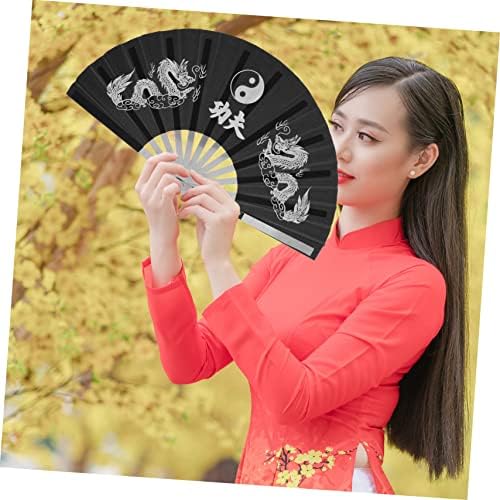 מאוורר צ'י צ'י ג'פנדי תפאורה מעריצים מוחלטים מעריצים Chinoiserie Decor Wushu Fan נייד מאוורר