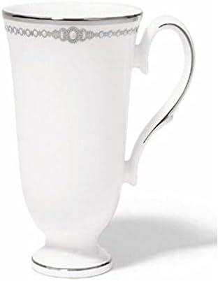 Lenox Mug Pearl Platinum, לבן