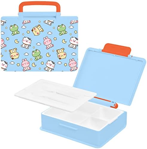 Mnsruu Bento Bento Box Lovely Lox Box Lox לילדים למבוגרים 1000 מל קופסת בנטו קופסת ארוחה חוזרת