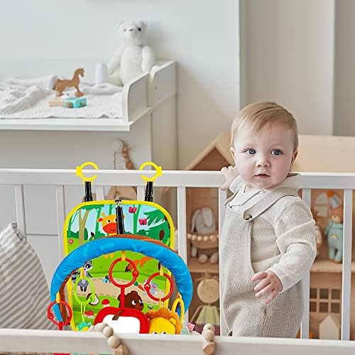 צעצועי מושב מכוניות של טייטוי לתינוקות 0-6 חודשים, צעצועי מושב מכונית מתכווננים לתינוקות 0-6 חודשים בעיטה ומשחקים