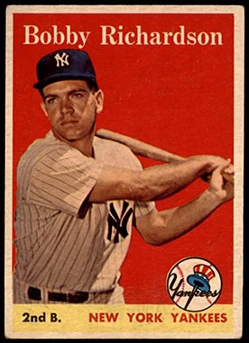 1958 Topps 101 Wn Bobby Richardson New York Yankees Good Yankees