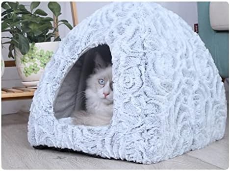 עצמי התחממות חתול מיטה-חמוד ארנב דפוס לחיות מחמד כלב חתול מיטת עבור קטן בינוני חתלתול כלב חתול מיטה לחיות מחמד