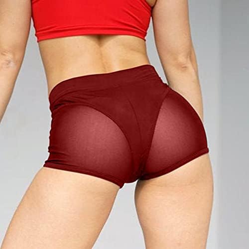 נשים מותניים גבוהות שלל מכנסיים מקצרים אימון כושר מכנסיים חמים מכנסיים חותלות ספורט