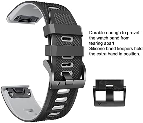 SNKB 22 26 ממ רצועת שעון סיליקון עבור Garmin Fenix ​​7x 7 6x 6 Pro Watch Easyfit רצועות רצועות כף היד 5x 5 פלוס