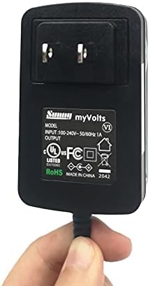 Myvolts 9V מתאם אספקת חשמל תואם/החלפה לפיליפס PET941D/98 נגן DVD - ארהב תקע