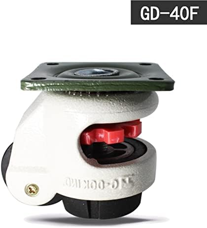 פיקס GD-40F רמת התאמה גלגלית עם קיבולת עומס מסגרת תמיכה 50 קג העלאת גובה 10 ממ גלגלים תעשייתיים 1 יחידות