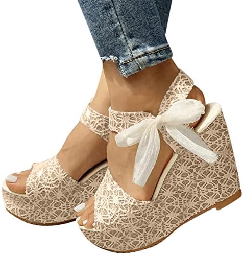 סנדלי קיץ לנשים 2023, סנדלי פלטפורמה לנשים פותחים בוהן פותחת סנדלי עקב נעליים פרחוניות נעליים חמודות
