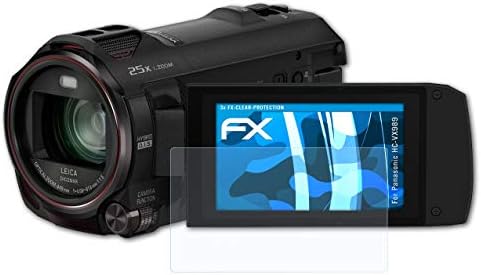 סרט הגנת המסך של Atfolix התואם למגן מסך Panasonic HC-VX989, סרט מגן אולטרה-ברור FX