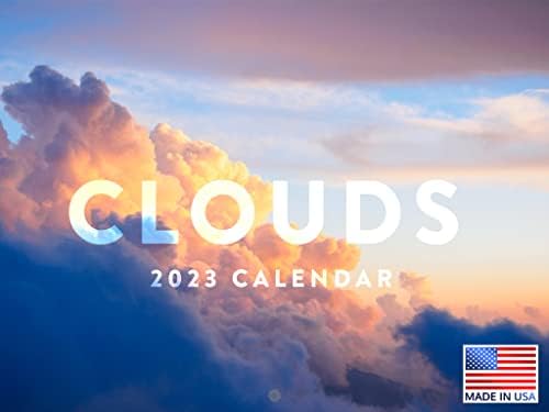 לוח שנה ענן 2023 יומנים תלויים בקיר חודשי שקיעת שמיים יפהפיים שקיעה טבעית צילום צילום מזג אוויר מתכנן גדול