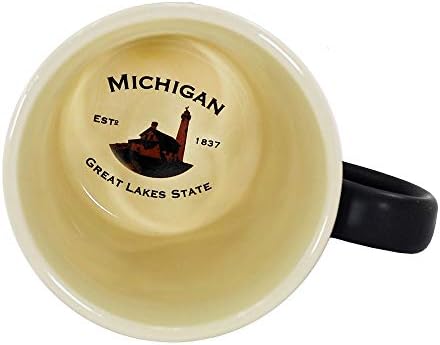 אמריקה-מדינת מישיגן מתנה למזכרת ספל קפה קרמי / כוס-18 עוז