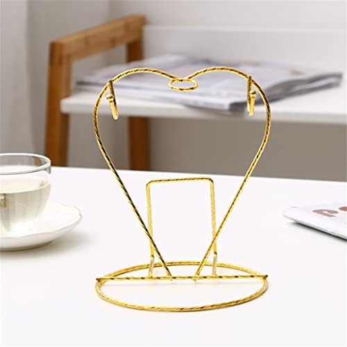 זהב קפה מחזיק כוס ספלי קפה כוסות צלחות מחזיק תה כוס לתלות מתלה בית חדר קישוט