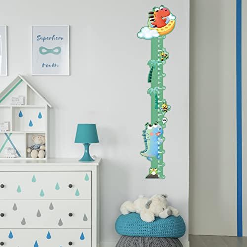 Afeidd מדידת ילדים מדידת סרגל גובה תינוקות מדבקת קיר בקיר גבוה קישוט קיר קיר טפטים טפטים דבק עצמי מילות מטבח לקיר