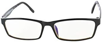 כחול אור חסימת משקפיים על ידי עיני מחשב, סגנון 782 שחור, 0.0 כוח. להפחית לחץ בעיניים דיגיטליות.