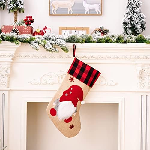 גרביים גדולות גרבי ממתקים קישוטים לחג המולד ביתי קישוטי מסיבת חג המולד