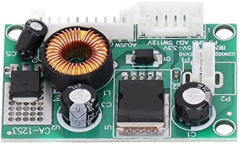 מודול ממיר מתח, 12V עד 5V 3.3V 3 ממשק פעולה פשוטה PCB LCD לוח אספקת חשמל מעשי לזרם חלש
