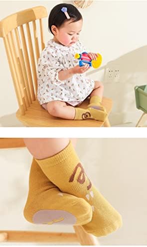 גרבי פעוטות גרביים תינוקת תינוקת שאינם חלקה על גבי תלמידים גרבי גרביים נגד סליפ כותנה קרסול גרבי טרמפולינה