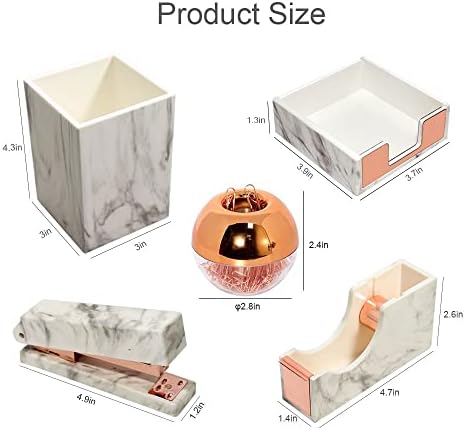 Czdyuf Pad Holder Dispenser Marble Office Supply Supp