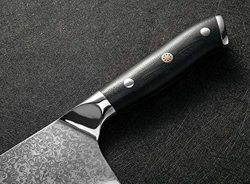 קליבר סכין, בשר קליבר, דמשק פלדת שף סכין ופר בשר חיתוך נקירי יפני סנטוקו סשימי אסיה סגנון הקצב סכין סטייק