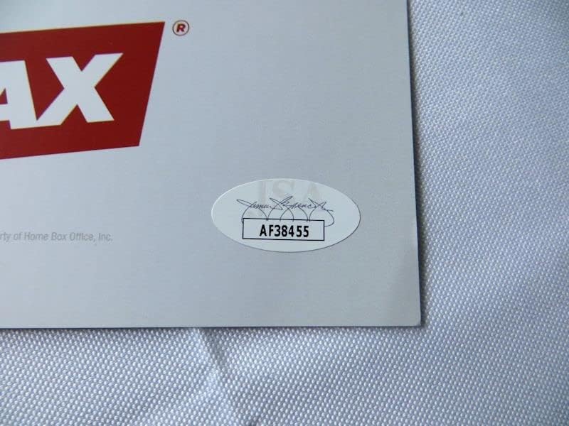 חתימה חתומה על חתימה חתומה על חתימה 13x20 פוסטר שמידט פוגיט שחור JSA AF38455