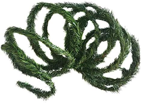 ענף עץ קאבילוק עיצוב מלא מלאכותי זר חג מולד זר זר ירוק לחתונה לחתונה קישוט לחג המולד.