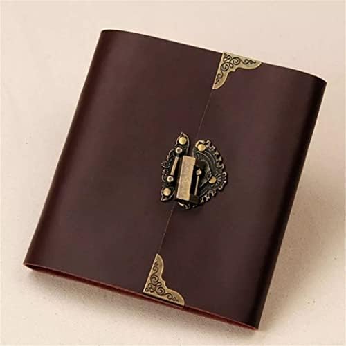 ספר אורחים לחתונה של Midfgu Leather Sook/Strapbook אלבום שחור אלבום סט מתנה/400 גרם אלבום אלבום אלבום