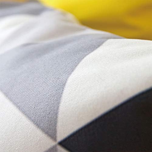 Doumifa בית זריקת כרית כרית חום כחול וירוק אצטק בלוק סמל סמל טורקוטות כיסוי כרית דקורטיבי כיסוי כרית