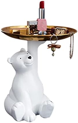 מגש אחסון מפתח דוב קוטב פשוט לקישוט שולחן שולחן שולחן שולחן שולחן שולחן קפה קישוט ביתי)