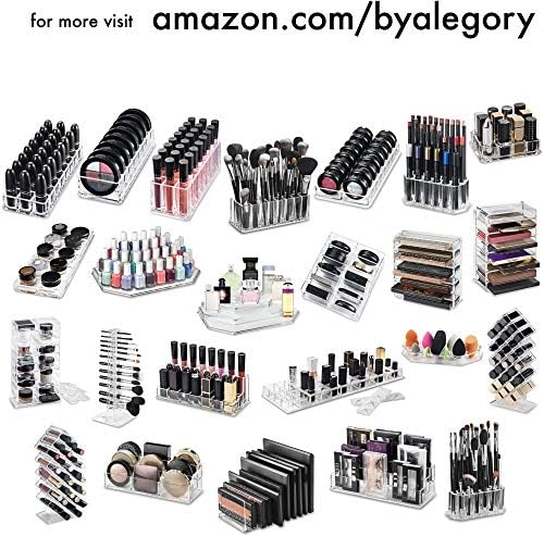 מאת Alegory Byalegory Acrylic Lipstick Experters Wargens 24 Space Beauty Storage מיכל קוסמטי ניתן למילוי חוזר
