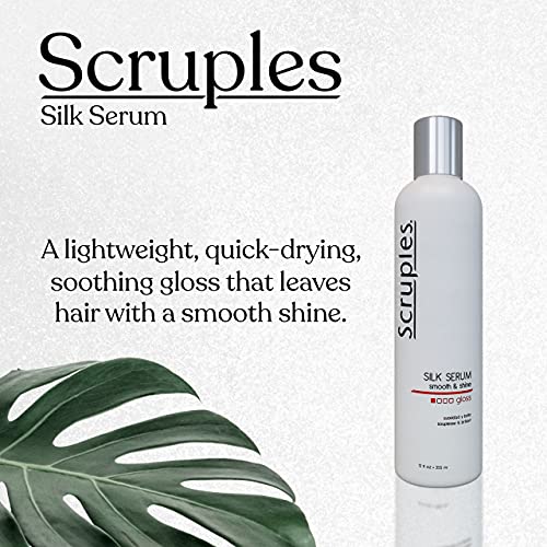 Scraples Slaep & Shine Serum Serum - Gloswight Gloss - גימור משיי לאורך זמן עד שיער מקורזל, יבש ומשעמם