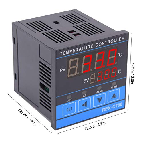 בקר טמפרטורה אינטליגנטי, בקר טמפרטורה דיגיטלית, ממסר בקרת PID דיוק גבוה+פלט SSR REX-C700