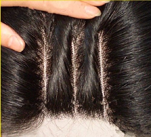 דג 'ון שיער 7 א 3 שיער חבילות עם תחרה סגרים 3 דרך חלק ברזילאי לא מעובד רמי שיער טבעי גוף גל טבעי צבע 10
