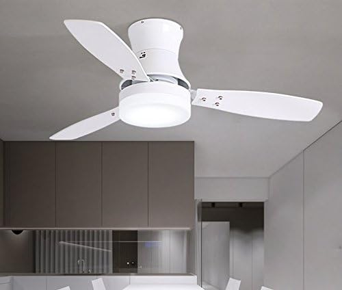 מנורת מאוורר תקרה פשוטה מודרנית נורדי רטרו מאוורר חשמלי סלון חדר אוכל LED נברשת מאוורר חשמלי