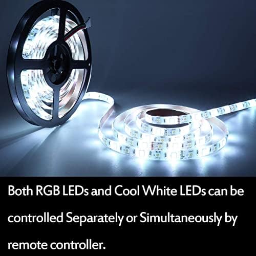 אורות רצועת LED -Supernight, 16.4ft 5M SMD 5050 אטום למים 300 דלי RGB צבע החלפת רצועת LED גמישה