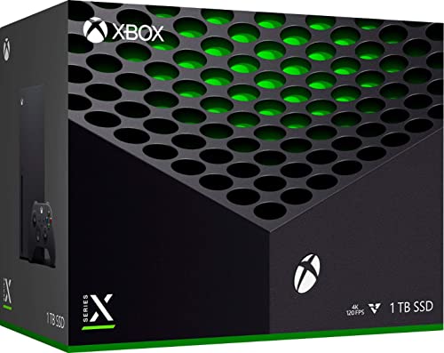 סדרת ה- Xbox Xbox החדשה ביותר של מיקרוסופט X 1TB - תואמת לאחור לאלפי משחקים, המשחקים המהירים,