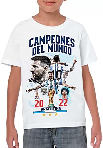 מסי ארגנטינה אלוף העולם 2022 חולצה, מסי אלופות עולם כדורגל חולצה, מתנות לגברים נשים ילדים כדורגל אוהדים