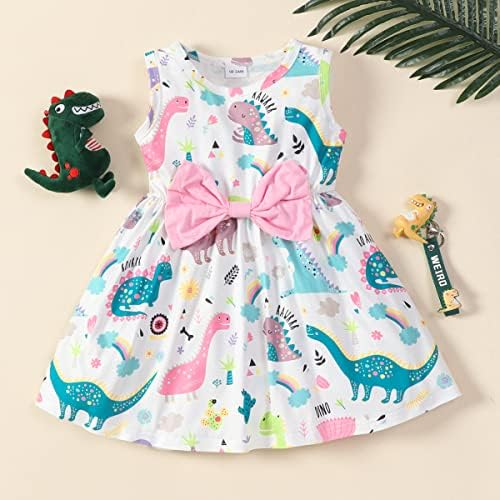 Retsugo ילדה קטנה שמלות קו קו שמלת קשת לבנות לתינוקות שמלות ילדות פעוטות מזדמנים לשמלת ילדות מסיבה