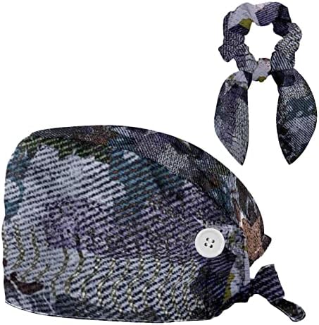 כובע עבודה מתכוונן של Yoyoamoy עם כפתור כותנה כותנה חוף כותנה לנשים לנשים