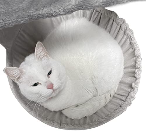 חתול שינה ערסל מיטות קוטר 30 סמ אפור צבע